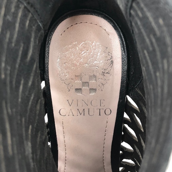 SOLD | Vince Camuto | Black Leather Booties - Picture 6 of 8